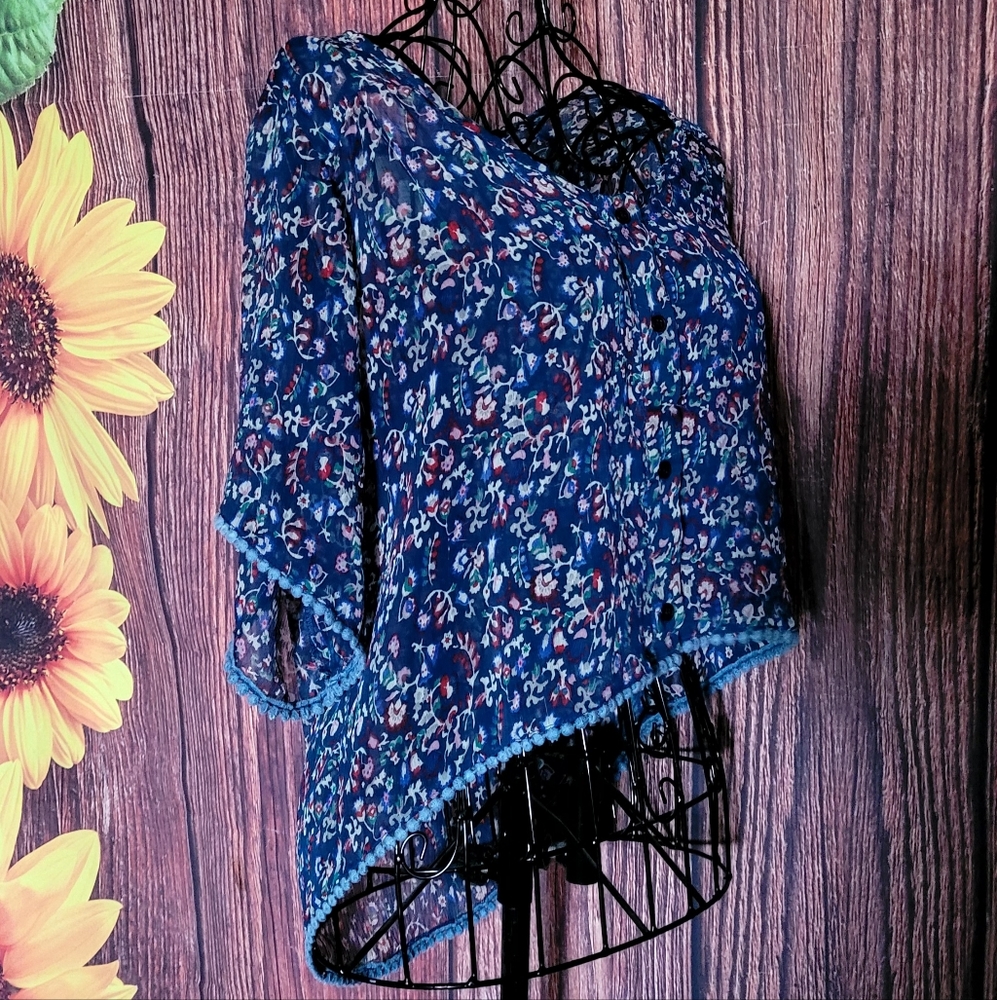 Band Of Gypsies High-Low Blouse